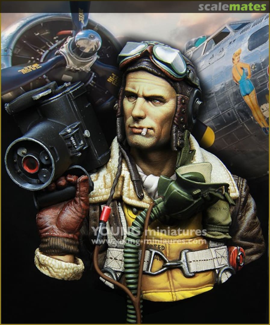 Boxart B-17 Crew with K20 Camera YM1872 Young Miniatures Boxart B-17 Crew with K20 Camera YM1872 Young Miniatures