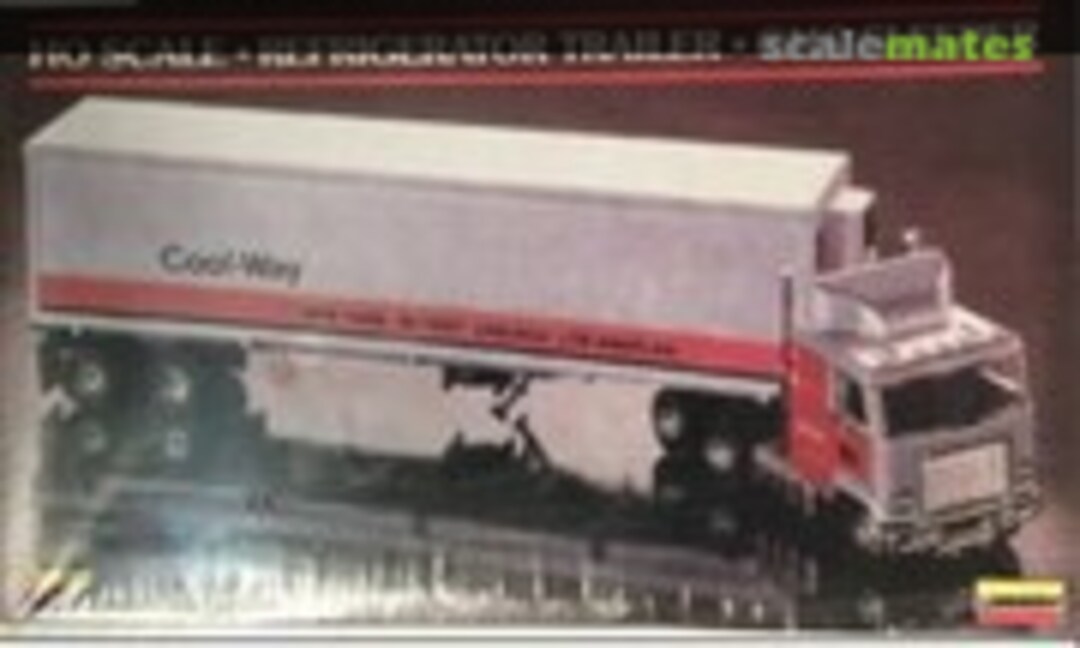 1:87 Refrigerator Trailer - GMC Sleeper (Lindberg 1055)