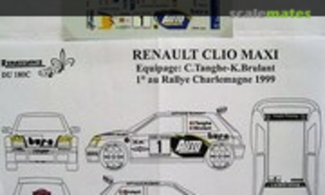 1:43 Renault Clio Maxi (RCY-826) "AUTO" (Renaissance DU 180C) DU 180C