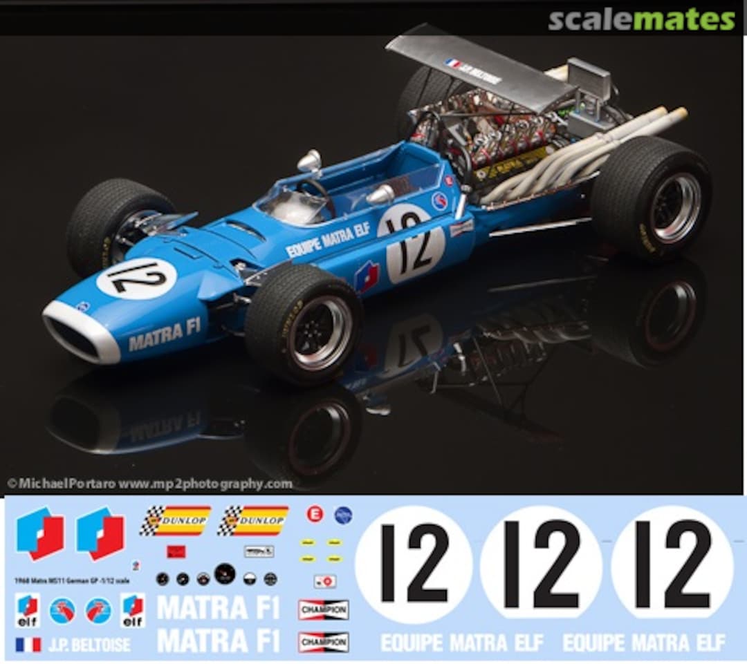 Boxart Matra MS11 "EQUIPE MATRA ELF" Indycals Boxart Matra MS11 "EQUIPE MATRA ELF" Indycals