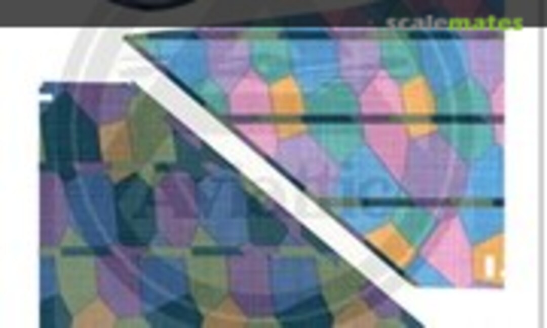 1:32 Fokker D.VII (Fokker built) 5 colour 'lozenge' tail with lozenge rib tapes (new tail sets) (Aviattic ATT32179) ATT32179