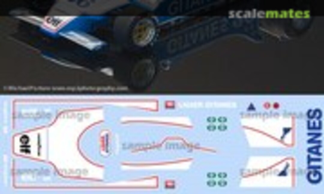 1:12 Ligier-Ford JS11 "GITANES" (Indycals )