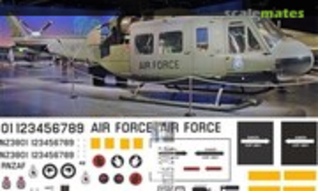 1:48 RNZAF UH-1D/H Iroquois Euro1 scheme (Oldmodels Decals OMD0095) OMD0095