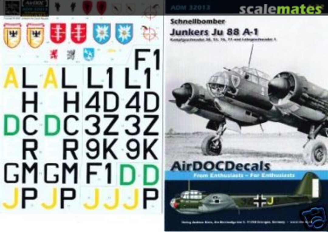 Boxart Schnellbomber Junkers Ju88A-1 ADM 32013 AirDOC Boxart Schnellbomber Junkers Ju88A-1 ADM 32013 AirDOC