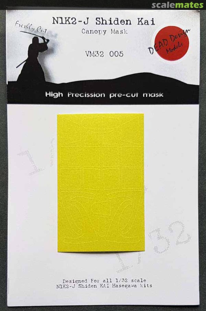 Boxart N1K2-j Shiden Kai - Canopy Mask VM32005 DEAD Design Models Boxart N1K2-j Shiden Kai - Canopy Mask VM32005 DEAD Design Models