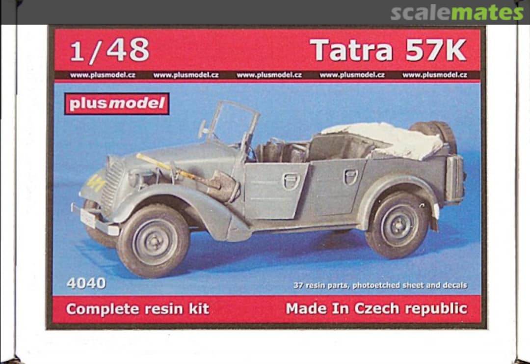 Boxart Tatra T 57K 4040 PlusModel Boxart Tatra T 57K 4040 PlusModel