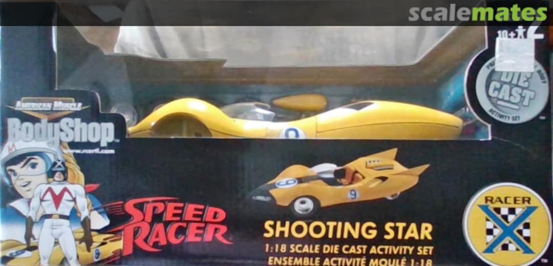 Boxart American Muscle Speed Racer Racer X Shooting star 38137 ERTL Boxart American Muscle Speed Racer Racer X Shooting star 38137 ERTL