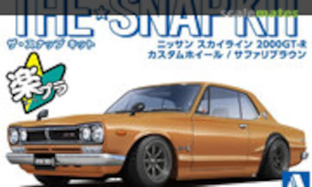 1:32 Nissan Skyline 2000GT-R / Safari Brown (Aoshima 064733)