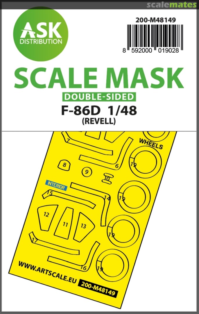 Boxart F-86D Sabre Dog 200-M48149 ASK