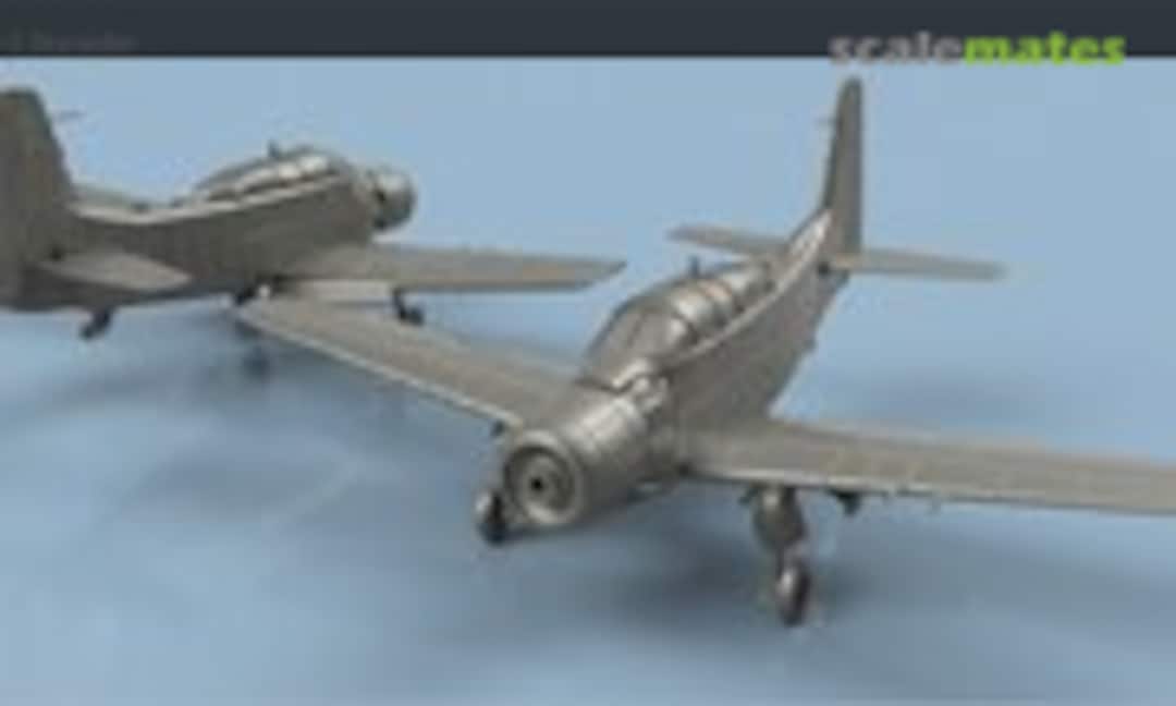 1:350 AD-5 Skyraider unfolded wings (5 planes) (L'Arsenal 3D350182)