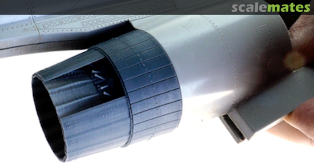 Boxart Sukhoi Su-27 nozzle unmounted 195 Tecnikit