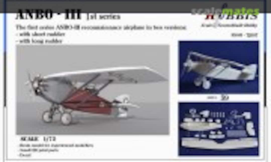 1:72 ANBO-III 1st series Lithuanian reconnaissance aircraft (RSS-Hobbis RSSH-72007) RSSH-72007