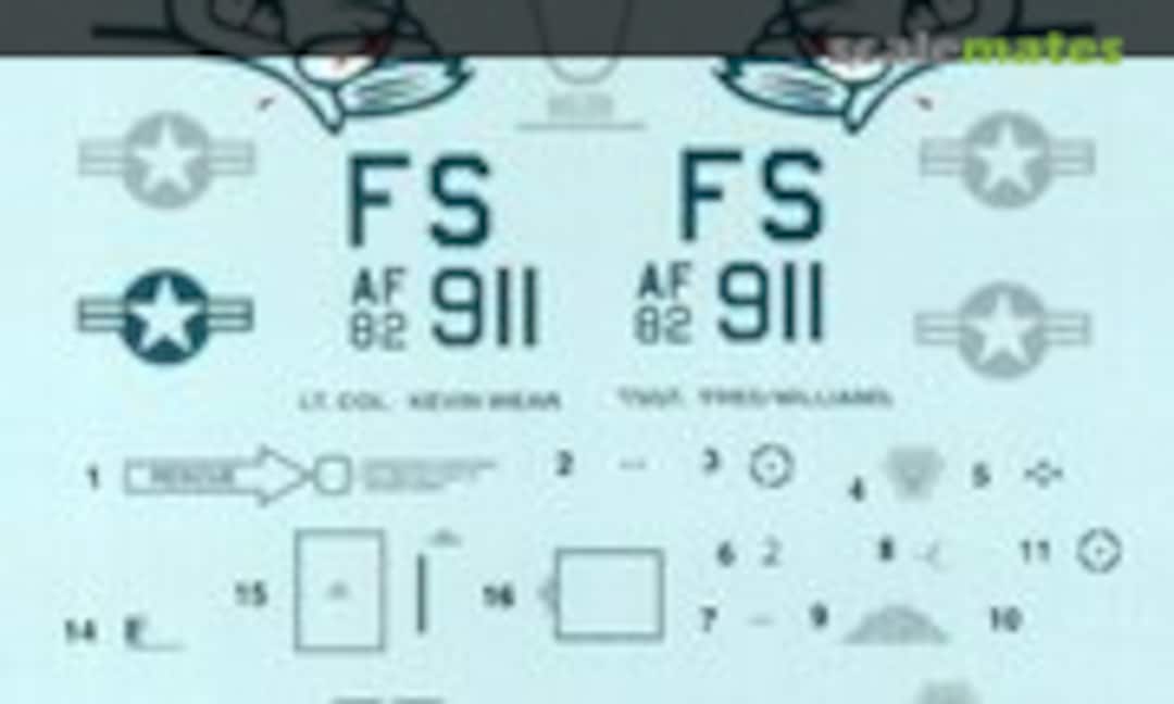 1:32 F-16A Falcon 184th FS/188th FW (Microscale 32-213) 32-213