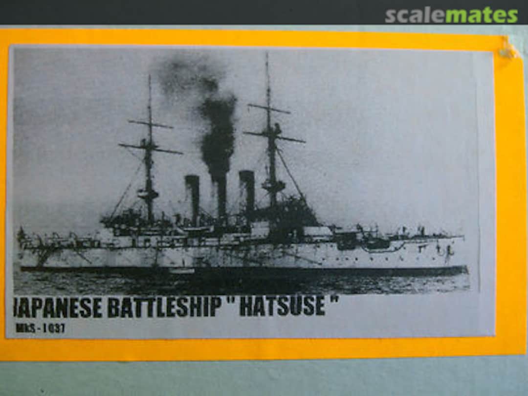Boxart Japanese Battleship "Hatsuse" Mks - J 037 Modelkrak Boxart Japanese Battleship "Hatsuse" Mks - J 037 Modelkrak