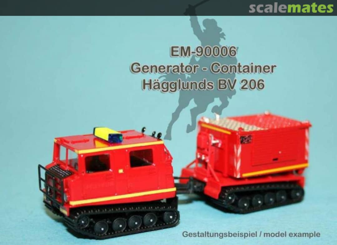 Boxart Generator container for Hägglunds BV 206 MR-90006 MR Modellbau Boxart Generator container for Hägglunds BV 206 MR-90006 MR Modellbau