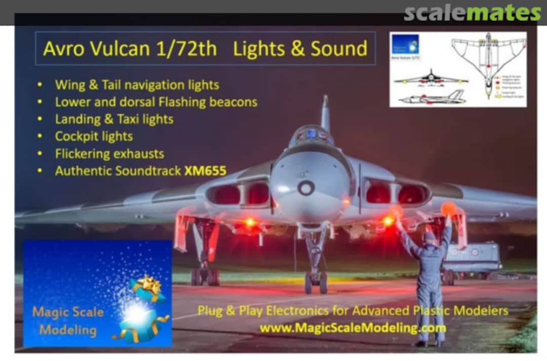 Boxart Avro Vulcan Lighting and Sound Kit MSM-019 Magic Scale Modeling Boxart Avro Vulcan Lighting and Sound Kit MSM-019 Magic Scale Modeling
