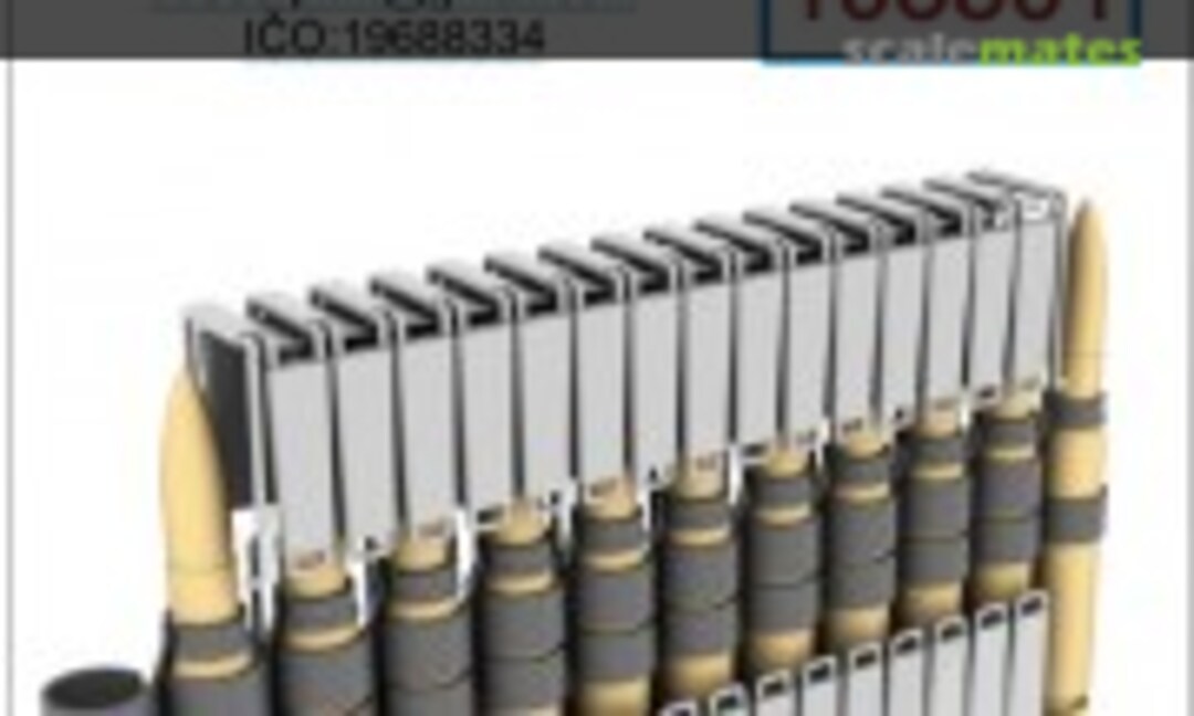 1:35 Ammunition Belt .50cla with Feeder (36 cm) (3DF Print 103501) 103501