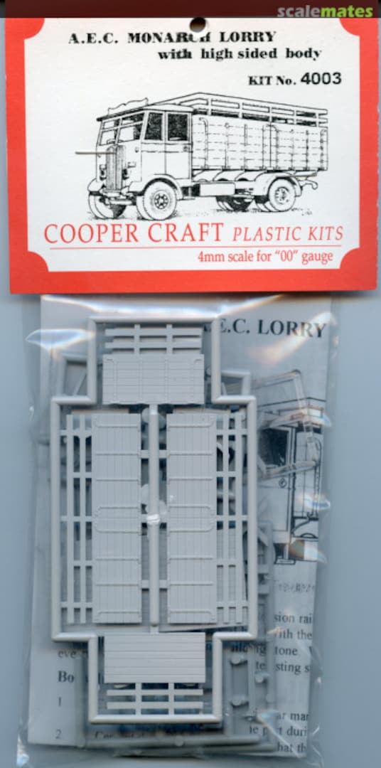 Boxart AEC Monarch Lorry 4003 Cooper Craft Boxart AEC Monarch Lorry 4003 Cooper Craft