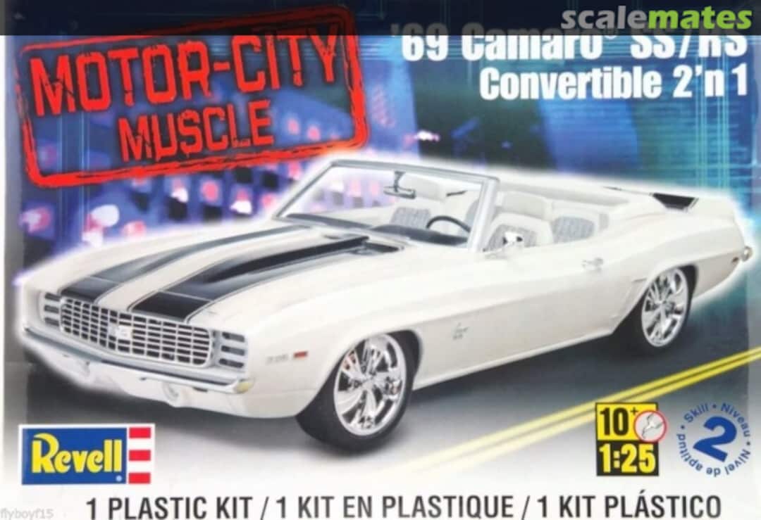 Boxart '69 Camaro SS/RS Convertible 2 'n 1 85-4929 Revell Boxart '69 Camaro SS/RS Convertible 2 'n 1 85-4929 Revell
