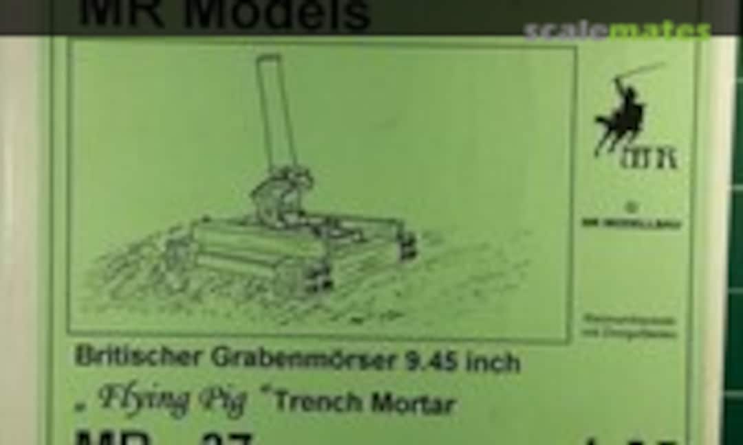 1:35 British Mortar 9,45 inch -The Flying Pig- WW 1 (MR Modellbau MR-35037) MR-35037