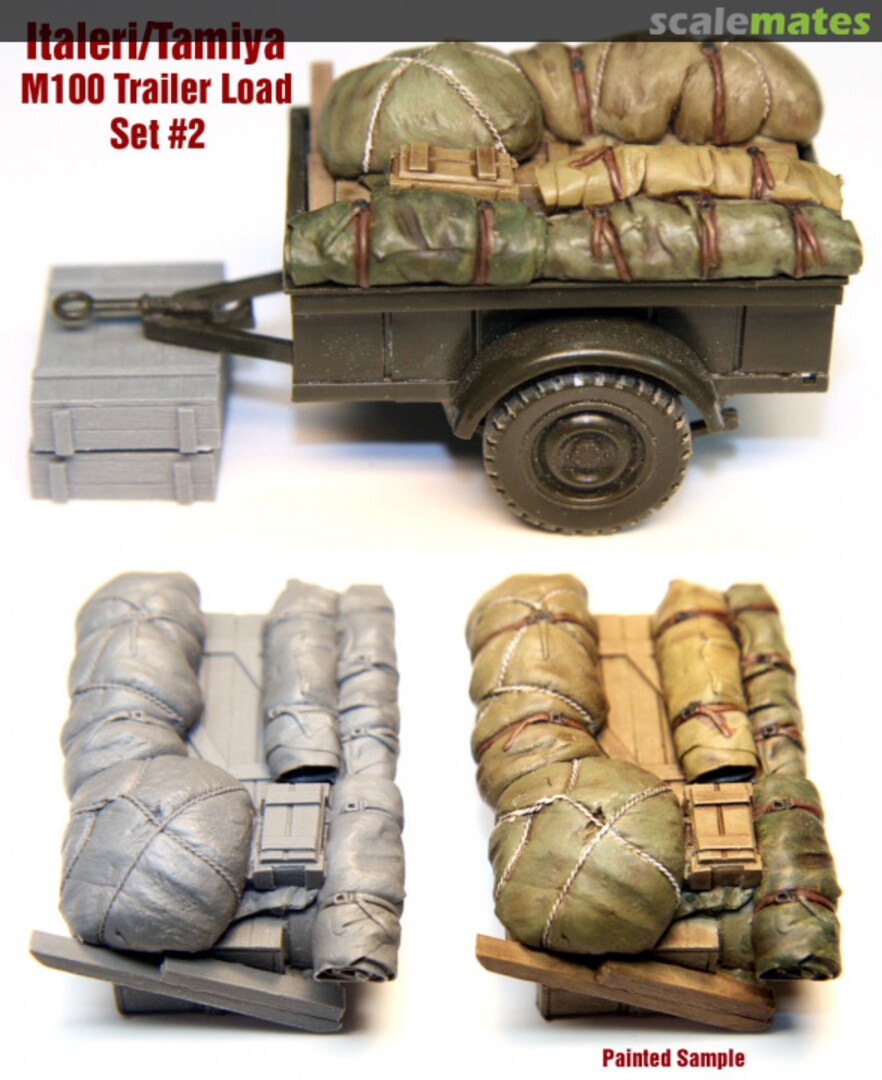 Boxart WWII US M100 1/4 Ton Trailer Load Set #2 ITT04 Value Gear Boxart WWII US M100 1/4 Ton Trailer Load Set #2 ITT04 Value Gear