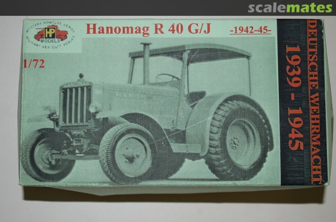 Boxart Hanomag R 40 G/J 72-LKW-005 HP-Models Boxart Hanomag R 40 G/J 72-LKW-005 HP-Models