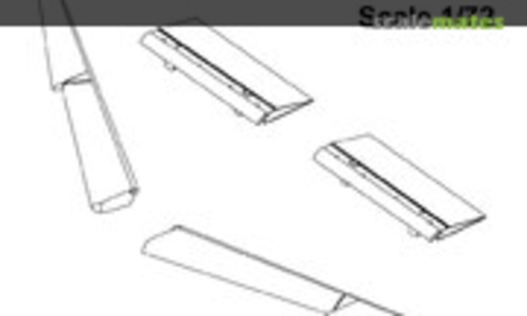 1:72 Yak-130 aircraft flaps and slats set (Amigo Models 72050) 72050