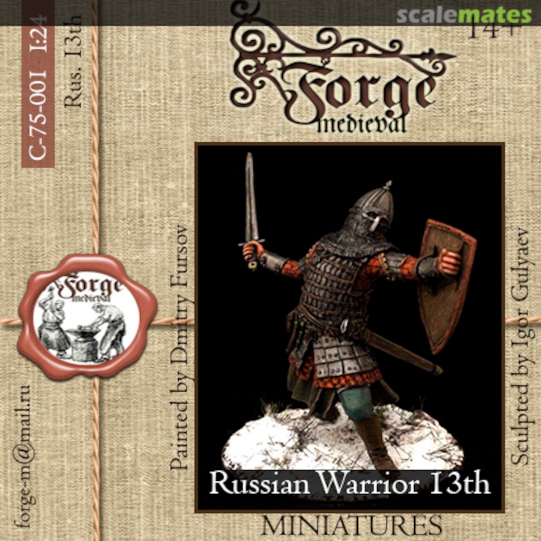 Boxart Russian Warrior C-75-001 Medieval Forge Miniatures Boxart Russian Warrior C-75-001 Medieval Forge Miniatures