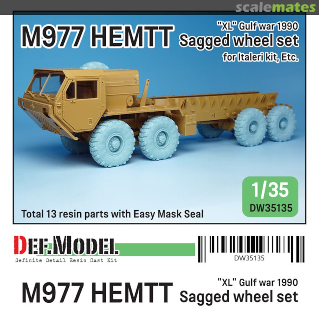 Boxart M977 HEMTT Michelin 'XL' Sagged Wheel Set DW35135 Def.Model Boxart M977 HEMTT Michelin 'XL' Sagged Wheel Set DW35135 Def.Model