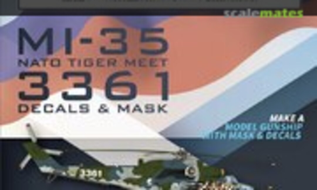 1:48 Mi-35 3361 Czech Air Force, NATO Tiger Meet 2011 Decals & Mask (Galaxy Model G48062) G48062