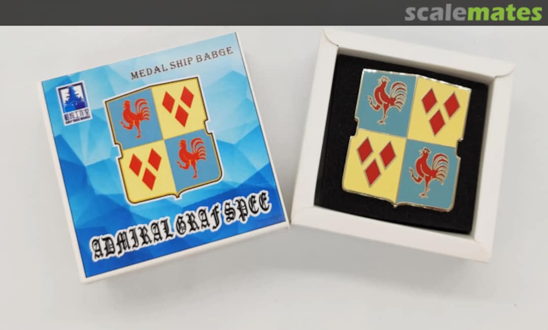 Boxart Admiral Graf Spee Metal Badge H:55mm ??????? Shipyard Works Boxart Admiral Graf Spee Metal Badge H:55mm ??????? Shipyard Works