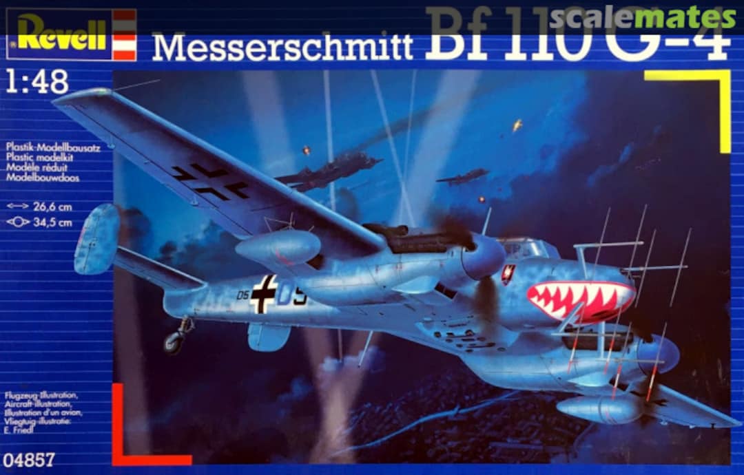 Boxart Messerschmitt Bf 110 G-4 04857 Revell Boxart Messerschmitt Bf 110 G-4 04857 Revell