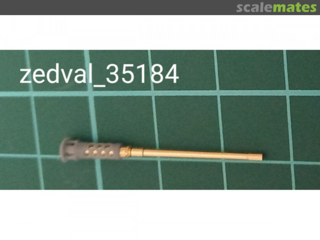 Boxart Browning 0.5 M2HB machine gun barrel with casing 35184 Zedval