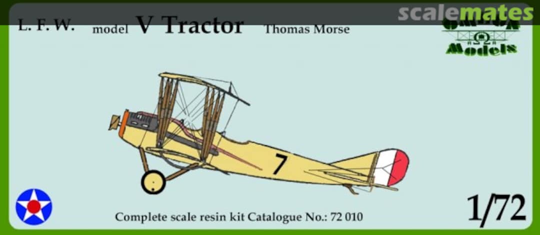Boxart L.W.F. Model V Tractor 72010 Omega Models Boxart L.W.F. Model V Tractor 72010 Omega Models