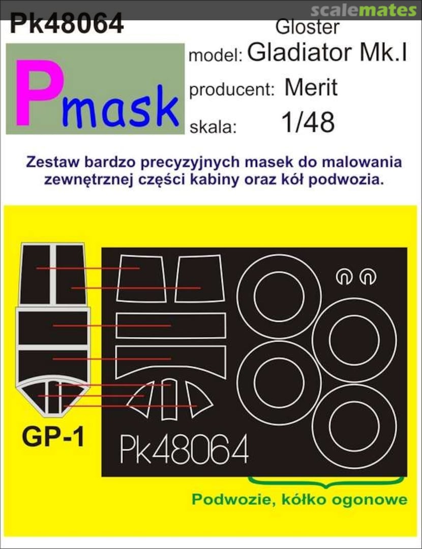 Boxart Gloster Gladiator Mk.I PK48064 Pmask Boxart Gloster Gladiator Mk.I PK48064 Pmask