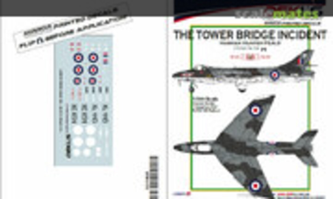 1:144 Hawker Hunter FGA.9 - The Tower Bridge Incident (DEKL's DZ144026) DZ144026