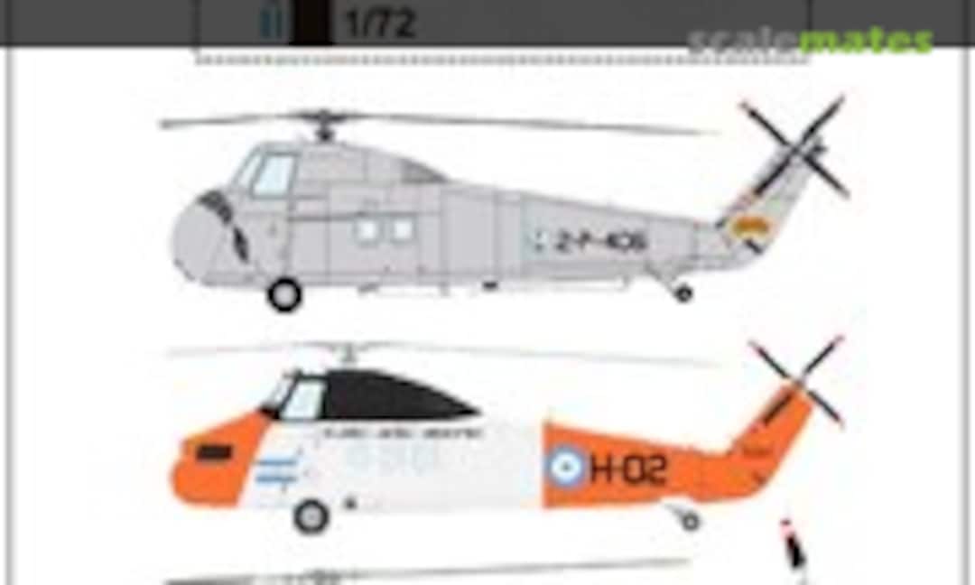 1:72 Sikorsky H-34 Choctaw / H-19 Chicasaw (Casa 185 Decals C185D003) C185D003