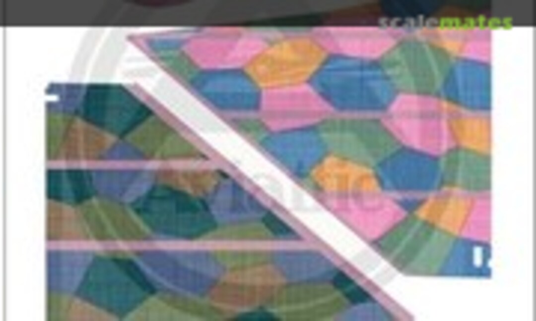 1:32 Fokker D.VII (Albatros built) 4 colour 'lozenge' tail with pink rib tapes (new tail sets) (Aviattic ATT32182) ATT32182