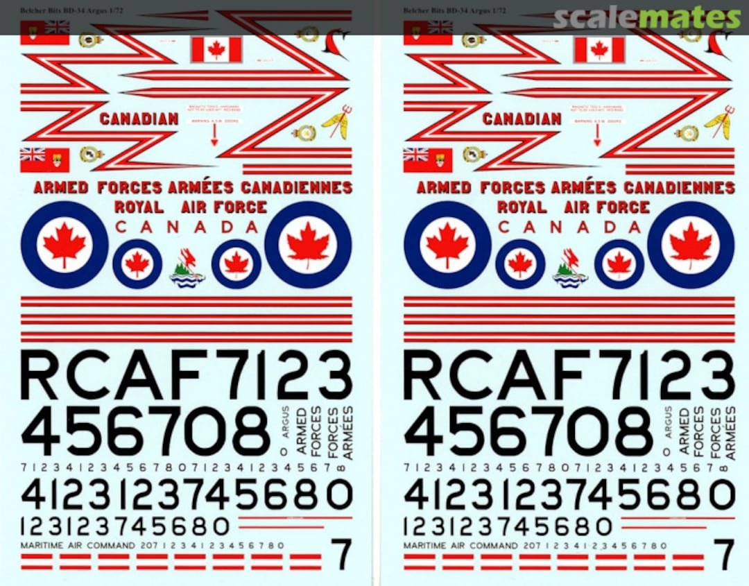Boxart Canadair CP-107 Argus Mk.1 & 2 BD-34 Belcher Bits Boxart Canadair CP-107 Argus Mk.1 & 2 BD-34 Belcher Bits