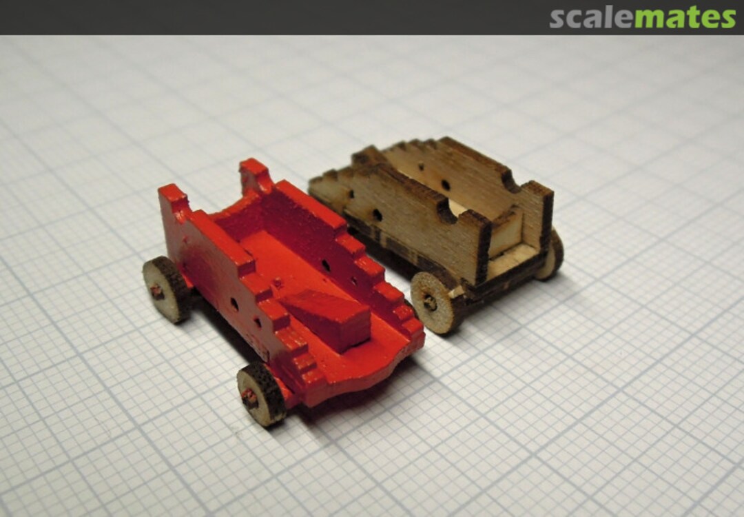 Boxart Black Pearl - Set of 7 Gun Carriages For G-CB27 SET-151BP05 HiSModel Boxart Black Pearl - Set of 7 Gun Carriages For G-CB27 SET-151BP05 HiSModel