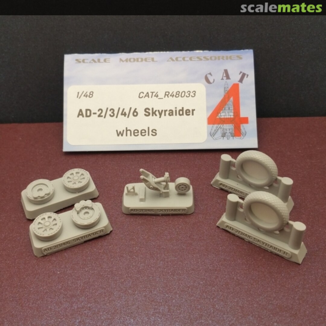 Boxart AD-2/3/4/6 Skyraider - Wheels CAT4_R48033 CAT4 Boxart AD-2/3/4/6 Skyraider - Wheels CAT4_R48033 CAT4