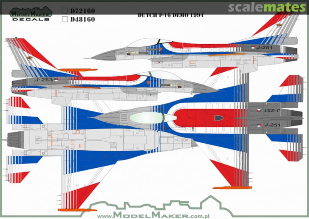 Boxart Dutch F-16 Demo 1994 D72160 ModelMaker Boxart Dutch F-16 Demo 1994 D72160 ModelMaker