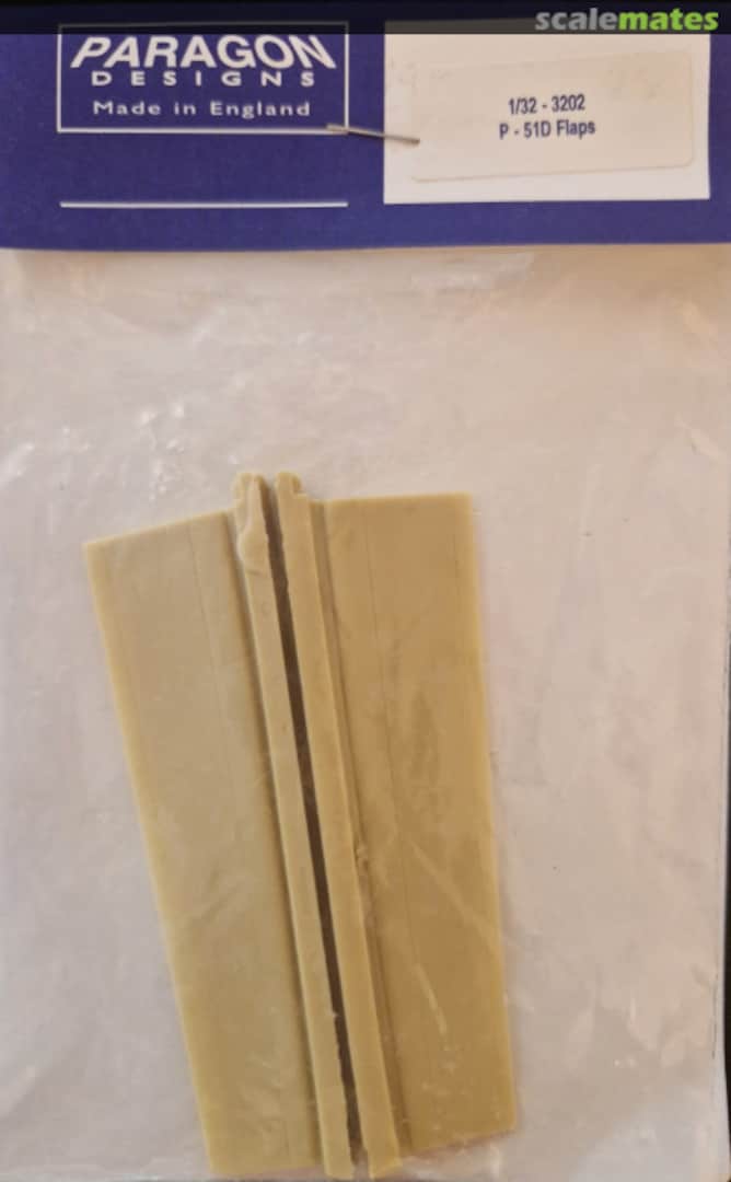 Boxart P-51D Flaps 3202 Paragon Designs Boxart P-51D Flaps 3202 Paragon Designs