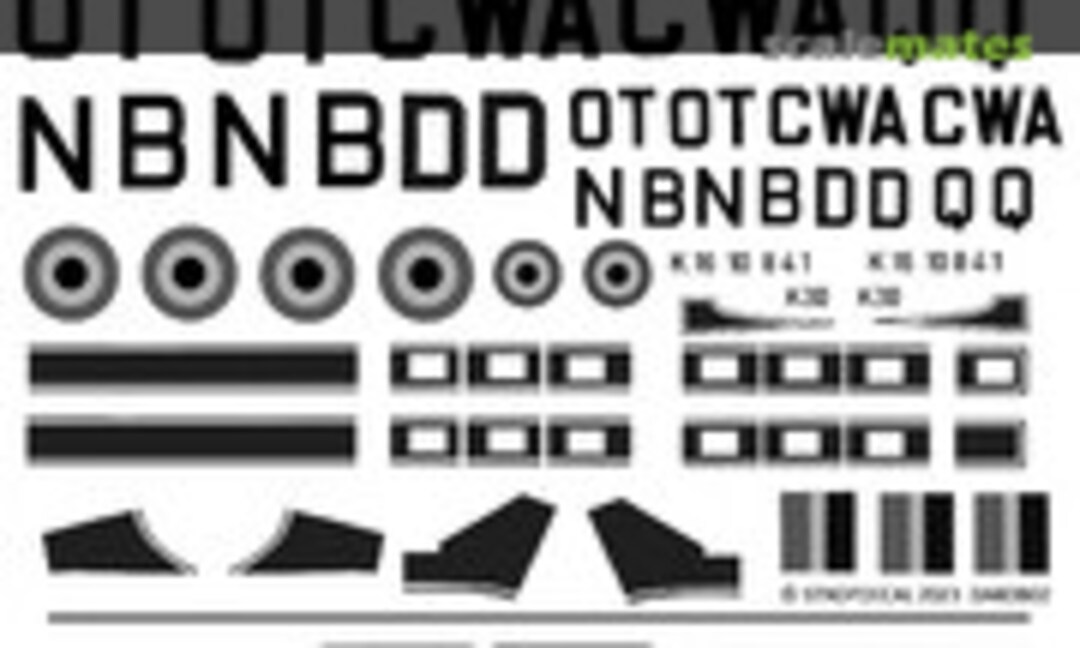 1:72 Dakota Belgium Blauw (Stropdecal DAKOB02) DAKOB02