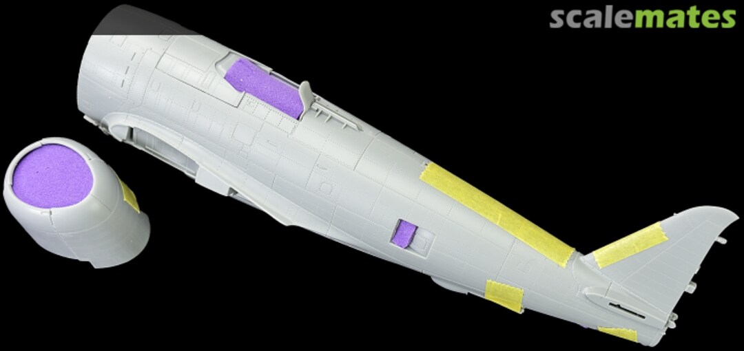 Boxart P-47D Thunderbolt Overspray Masks HAD48020 Hawaiian Air Depot