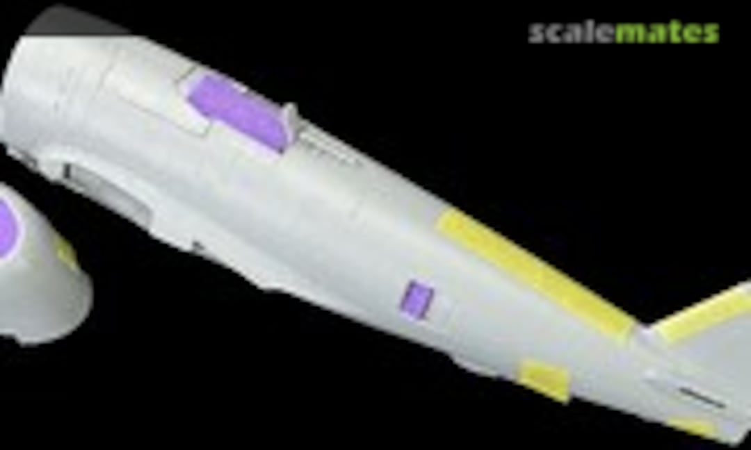 1:48 P-47D Thunderbolt Overspray Masks (Hawaiian Air Depot HAD48020) HAD48020