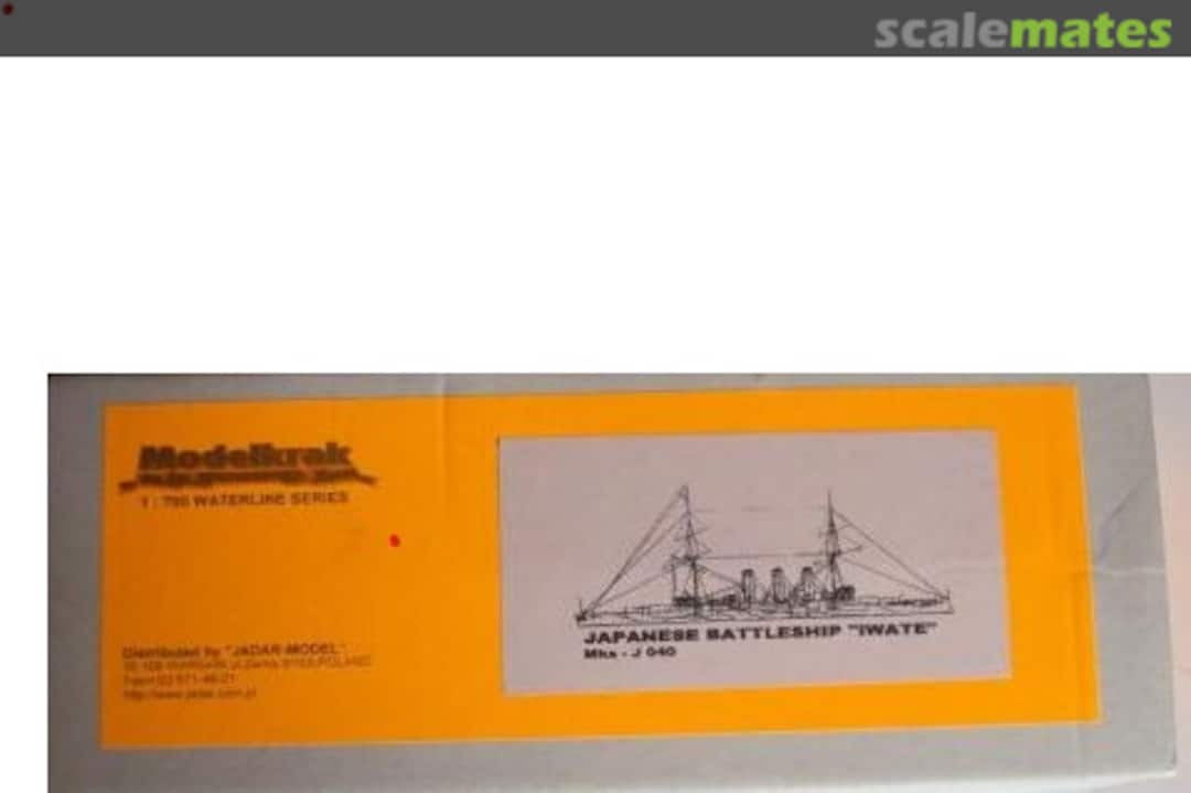 Boxart Japanese Battleship "Iwate" Mks - J 040 Modelkrak Boxart Japanese Battleship "Iwate" Mks - J 040 Modelkrak