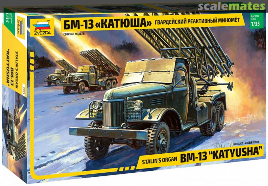 Boxart BM-13 Katyusha Z3521 Zvezda Boxart BM-13 Katyusha Z3521 Zvezda