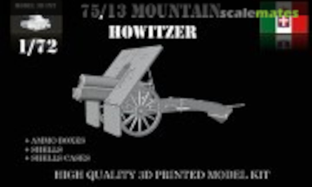 1:35 75/13 Mountain Howitzer (MODEL 3D INT IT35Re157) IT35Re157