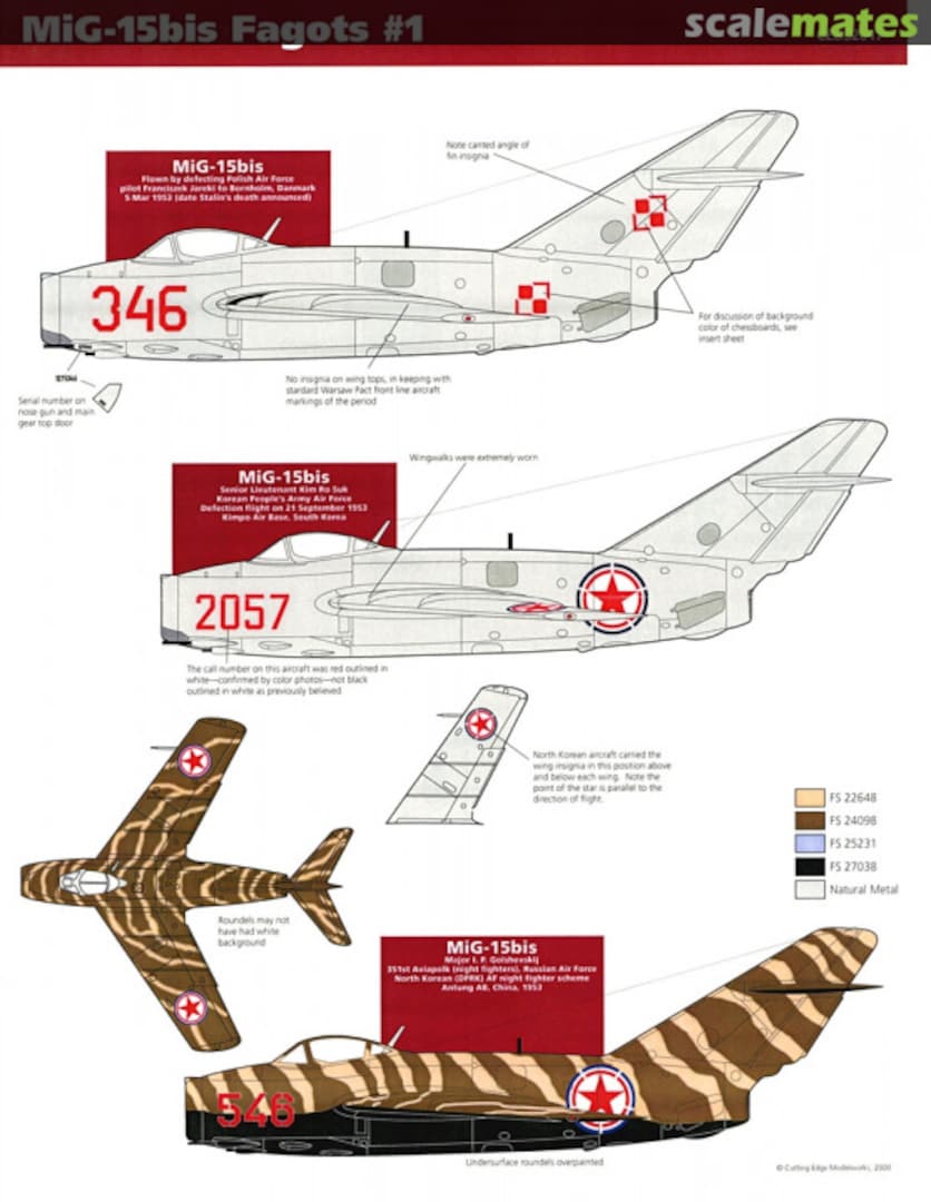 Contents MiG-15bis "FAGOTs" CED32017 Cutting Edge Modelworks Contents MiG-15bis "FAGOTs" CED32017 Cutting Edge Modelworks